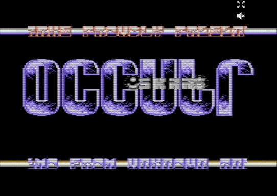 C64 game Occult (1990)(The Sharks)