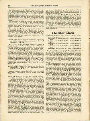 Thumbnail image of a page from Phonograph Monthly Review, Vol. 1, No. 6