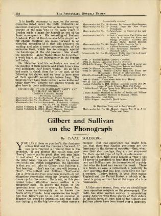 Thumbnail image of a page from Phonograph Monthly Review, Vol. 1, No. 8