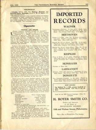 Thumbnail image of a page from Phonograph Monthly Review, Vol. 3, No. 10