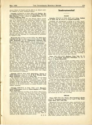 Thumbnail image of a page from Phonograph Monthly Review, Vol. 4, No. 8