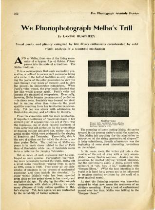 Thumbnail image of a page from Phonograph Monthly Review, Vol. 5, No. 7