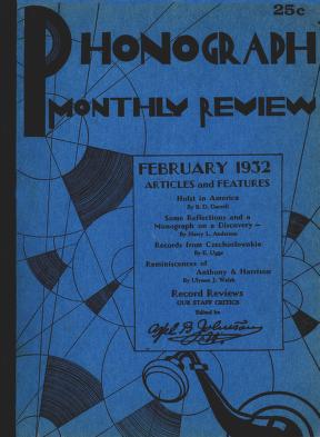 Thumbnail image of a page from Phonograph Monthly Review, Vol. 6, No. 5