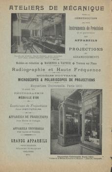 Thumbnail image of a page from Catalogue No 105: Classement méthodique des diapositives pour Projections Lumineuses