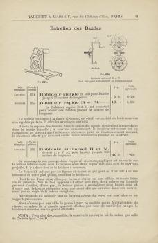 Thumbnail image of a page from Catalogue Général No 89 des Appareils et Accessoired usités en projection: IVe Partie Cinématographie