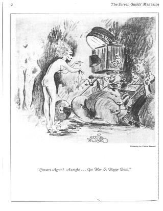 Thumbnail image of a page from The Screen Guilds’ Magazine
