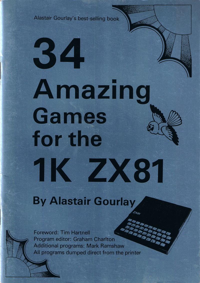 34 Amazing Games for the 1K ZX81 image, screenshot or loading screen