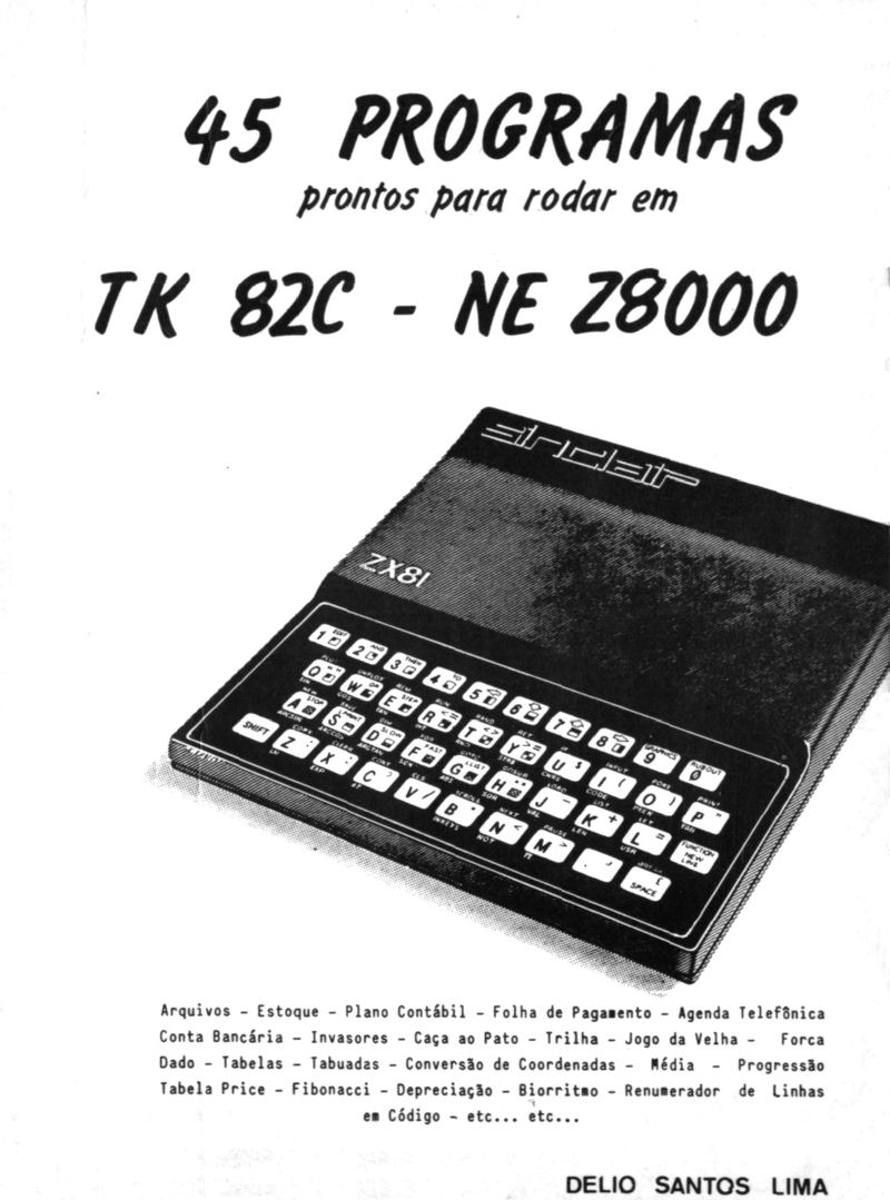 45 Programas Prontos para Rodar em TK82C - NE Z8000 image, screenshot or loading screen