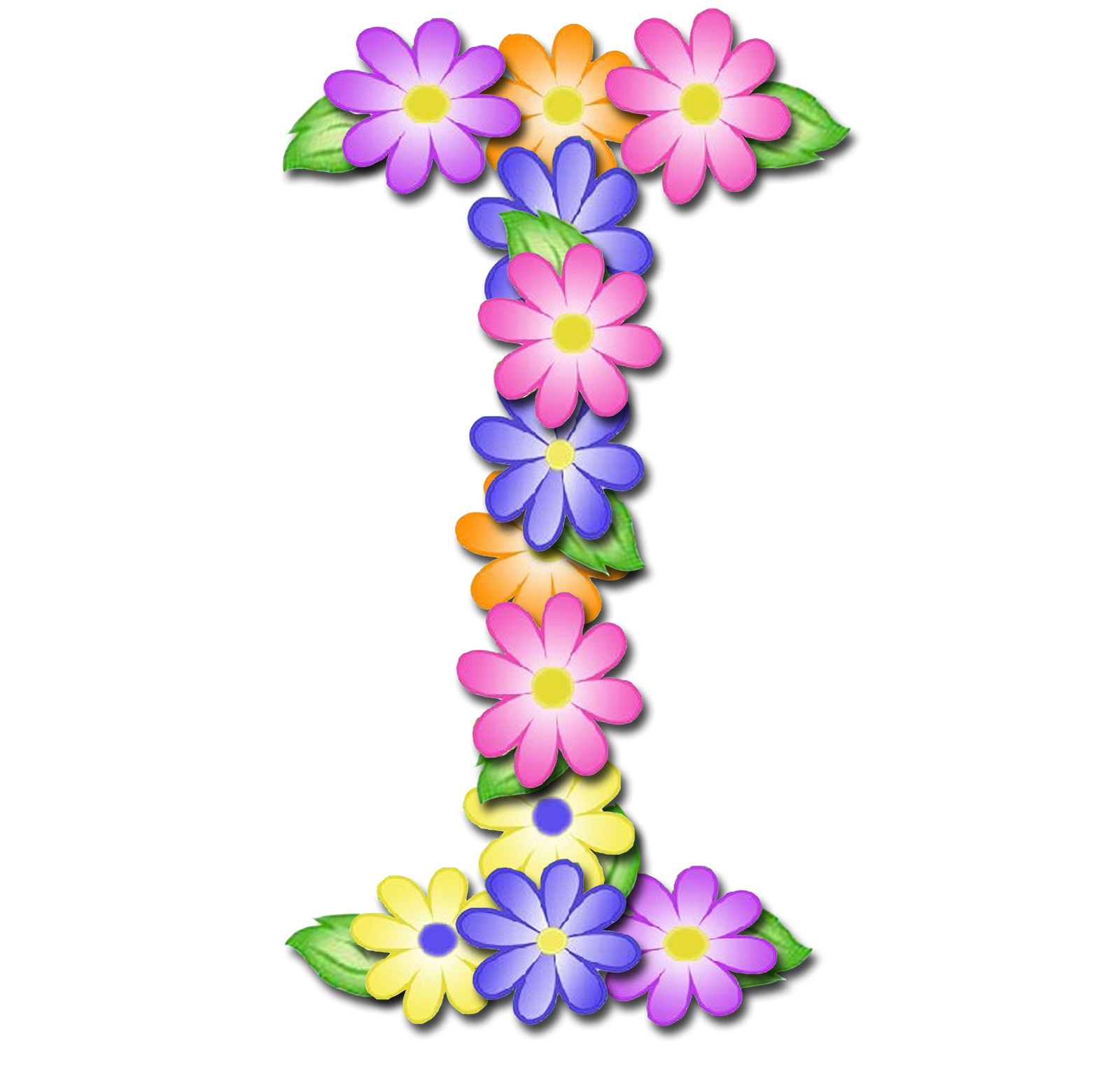 صور الحروف الإنجليزية بأجمل الزهور والورود بخلفية شفافة بنج png وجودة عالية للمصممين :: إبحث عن حروف إسمك بالإنجليزية I