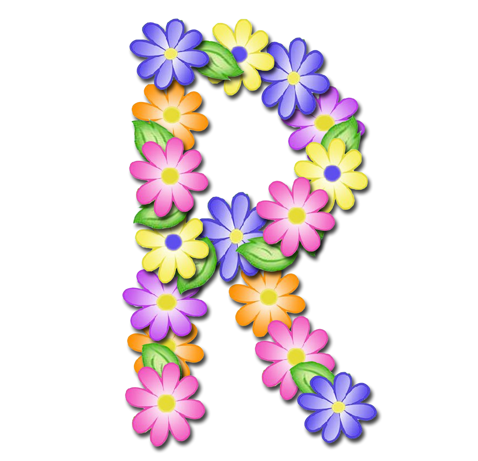 صور الحروف الإنجليزية بأجمل الزهور والورود بخلفية شفافة بنج png وجودة عالية للمصممين :: إبحث عن حروف إسمك بالإنجليزية - صفحة 2 R