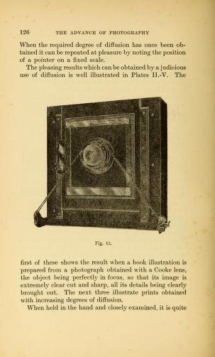 Thumbnail image of a page from The advance of photography : its history and modern applications