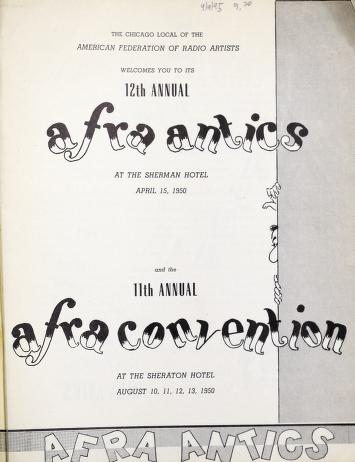 Thumbnail image of a page from AFRA antics