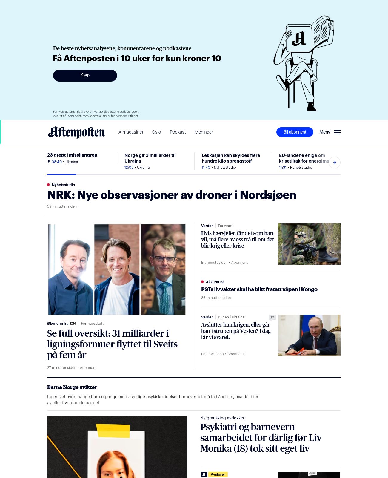 Aftenposten at 2022-09-30 12:53:34+02:00 local time