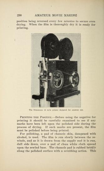 Thumbnail image of a page from Amateur movie making