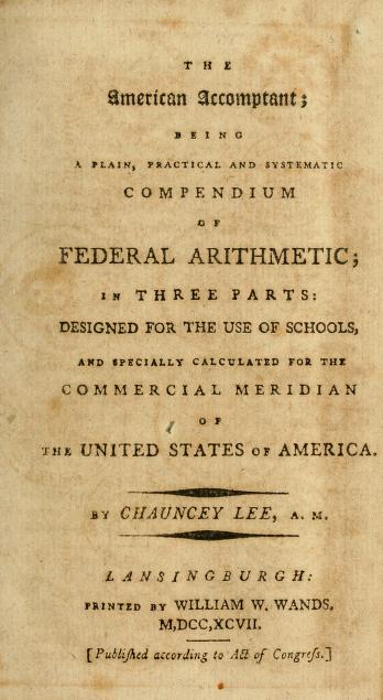 Cover of: The American accomptant by Lee, Chauncey