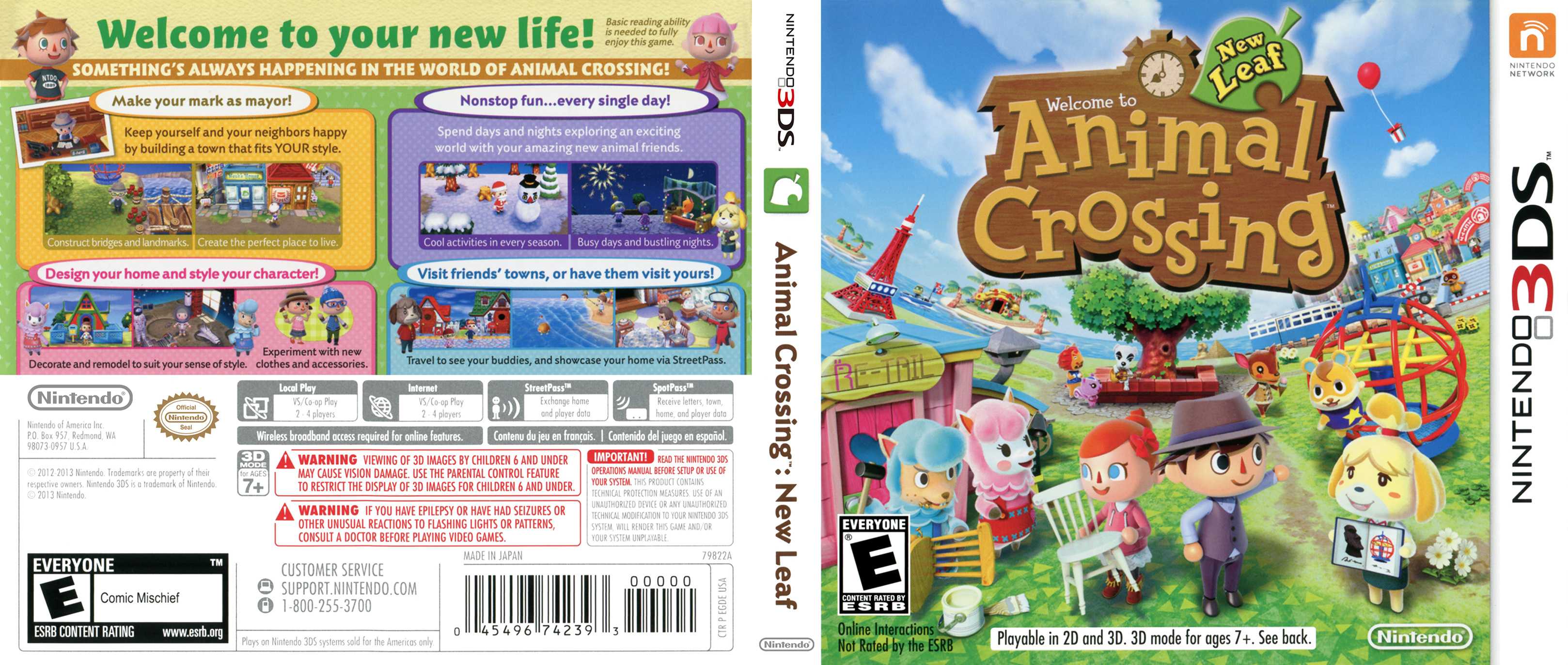 Fundador ligero vóleibol Animal Crossing New Leaf (USA).3ds ROM : Nintendo : Free Download, Borrow,  and Streaming : Internet Archive