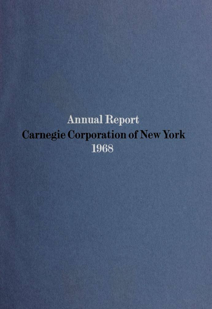 Annual Report, 1968