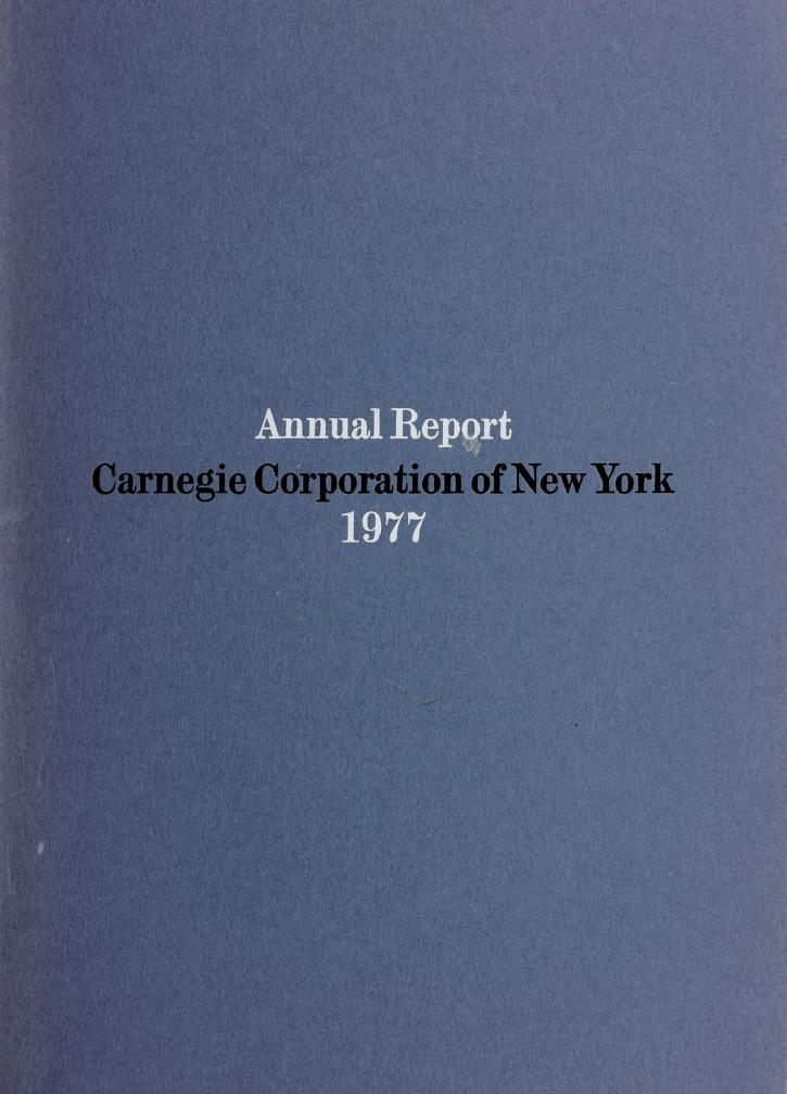 Annual Report, 1977