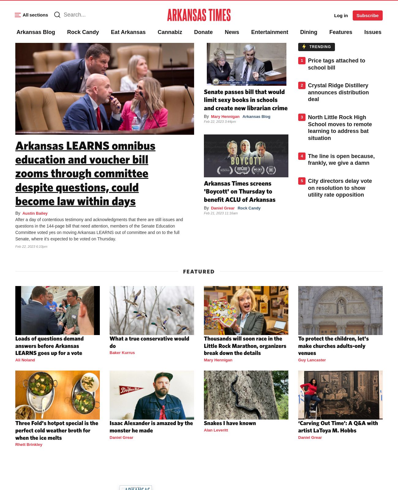 Arkansas Times at 2023-02-23 04:20:59-06:00 local time