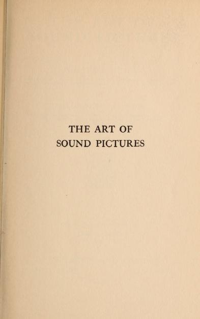 Thumbnail image of a page from The art of sound pictures