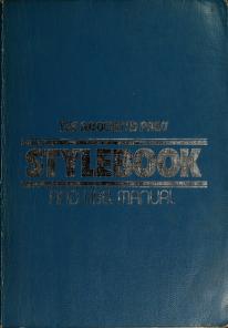 Cover of: The Associated Press stylebook and libel manual by Angione, Howard