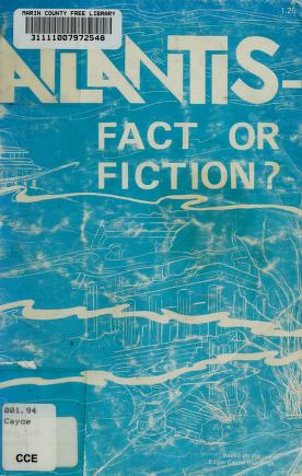 Cover of: Atlantis, fact or fiction? by Edgar Evans Cayce