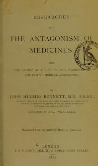 Cover of: Researches into the antagonism of medicines by British Medical Association. Edinburgh Committee