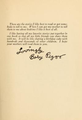 Thumbnail image of a page from Baby Peggy's own story book