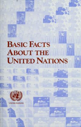 Cover of: Basic facts about the United Nations. by 