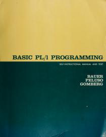 Cover of: Basic PL/I programming by Charles R. Bauer