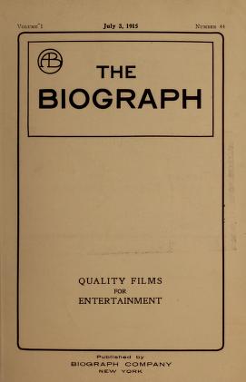 Thumbnail image of a page from The Biograph