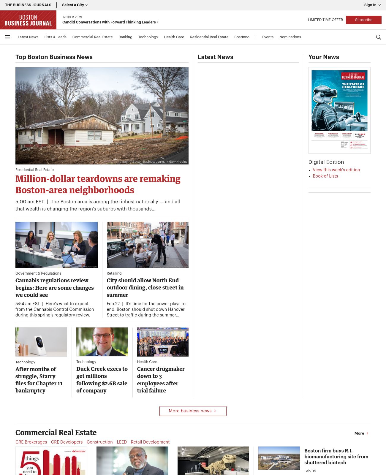 Boston Business Journal at 2023-02-23 07:55:36-05:00 local time