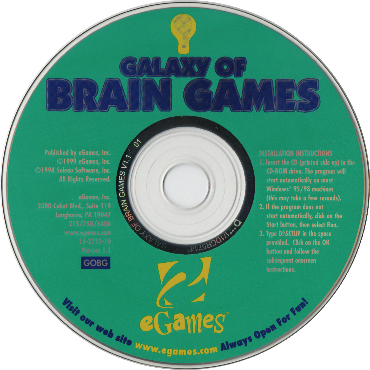 Brain Power : eGames, Inc. : Free Download, Borrow, and Streaming :  Internet Archive