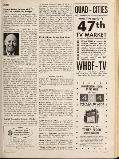 Thumbnail image of a page from Broadcasting Telecasting