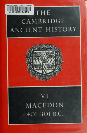 Cover of: The Cambridge ancient history by John Bagnell Bury