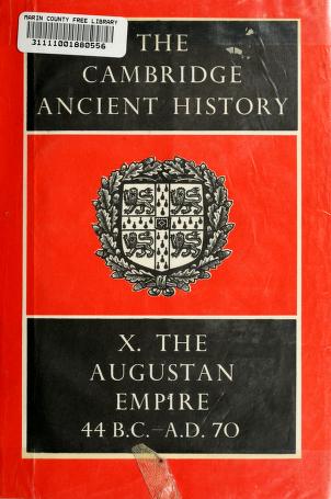 Cover of: The Cambridge ancient history by Stanley Arthur Cook