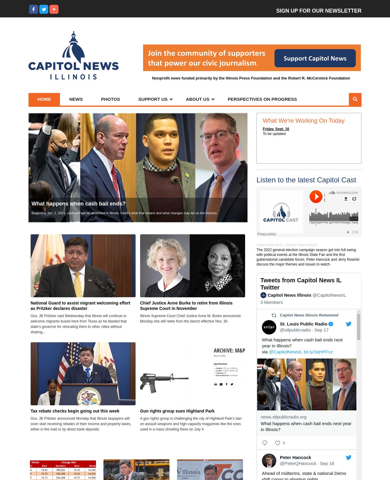 Capitol News Illinois at 2022-09-18 17:51:30-05:00 local time