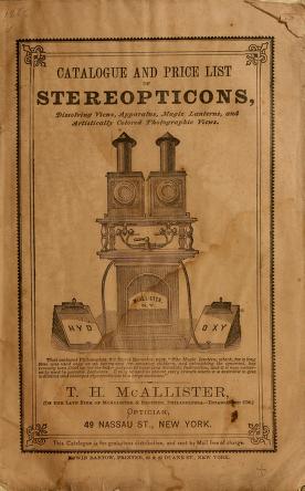 Thumbnail image of a page from Catalogue of stereopticons, dissolving view apparatus, magic lanterns : and list of over 3000 carefully selected views for the illustration of subjects of popular interest.