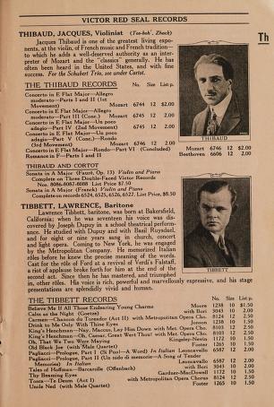 Thumbnail image of a page from Catalogue of Victor Records