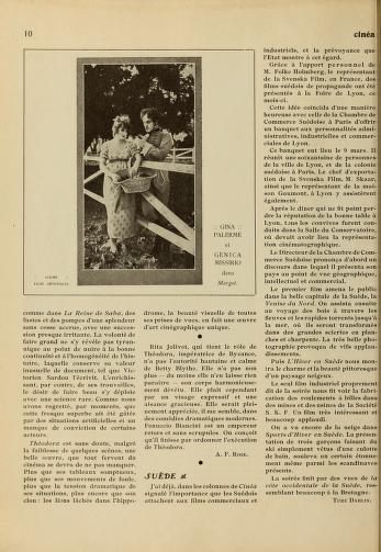 Thumbnail image of a page from Cinéa