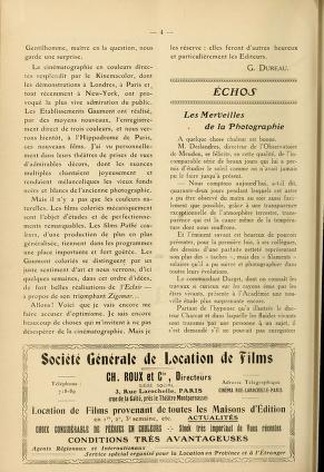 Thumbnail image of a page from Ciné-journal