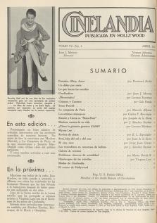 Thumbnail image of a page from Cinelandia