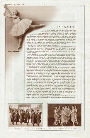Thumbnail image of a page from Cinema en Theater