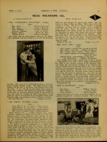 Thumbnail image of a page from Cinema News and Property Gazette