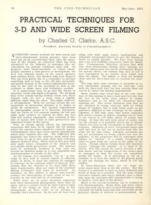 Thumbnail image of a page from The Cine-Technician