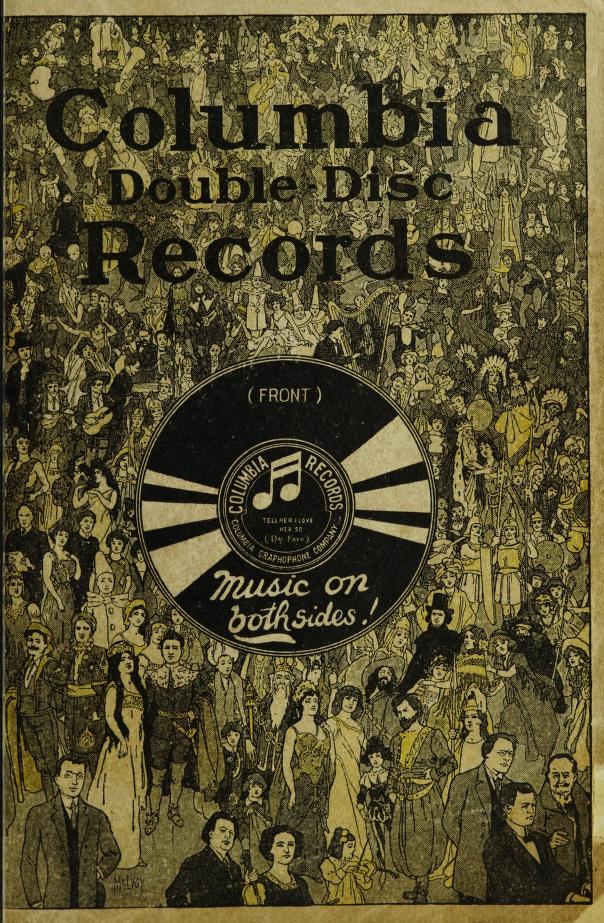 Complete Catalog of Columbia Double-Disc Records May 1914)