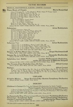 Thumbnail image of a page from Complete Catalog of Victor Records