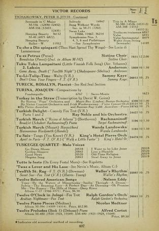 Thumbnail image of a page from Complete Catalog of Victor Records