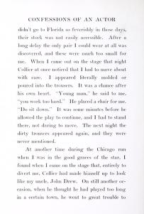 Thumbnail image of a page from Confessions of an Actor