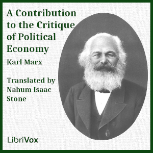 Contribution to the Critique of Political Economy cover